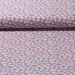 Jersey -  Digitaldruck Tupfen Blau