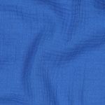 Organiczny muślin - błękit królewski