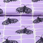 Toile bio - Hamburger Liebe Imp. num. Pretty & Pure Papillon de nuit Lilas-0