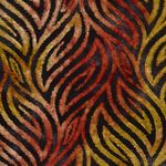 Jersey viscose - Jacquard look usado folhas ferrugem