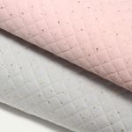 Mousseline de coton matelassée - Alice Pois-0