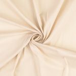 Baumwoll Popeline - Stretch Streifen Beige Längselastisch