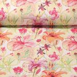 Jersey - Impression numérique Rêve d'aquarelle Lys Ecru