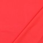 Popeline de viscose elástica lisa vermelha