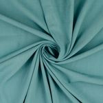 Popeline de viscose elástica lisa petrol