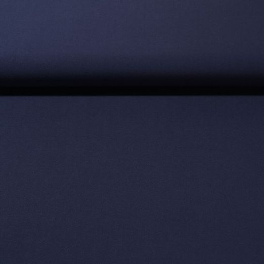 Viskose Popeline Charlène - Uni Stretch Navy