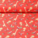 Jersey - Süße Tiere Rot