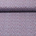 Jersey - Tropfen Mauve Garngefärbt
