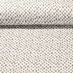 Bio Baumwolle Musselin - Striche Ecru Grün Glatte Struktur