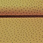 Bio Baumwoll Musselin - Dreiecke Curry Glatte Struktur