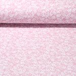 Baumwolle Musselin - Blätterranken Rosa