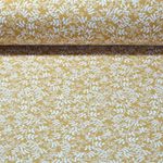 Baumwolle Musselin - Blätterranken Senfgelb