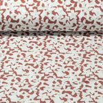Baumwolle Popeline - Blüten Weiß Rost