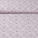 Baumwolle Popeline - Halbkreise Punkte Altrosa