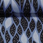 Jersey - Hamburger Liebe Glossy Flow Jacquard Soft Touch Lurex Schwarz