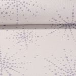 Jersey - Hamburger Liebe Glossy Boom Jacquard Soft Touch Lurex Ecru Flieder