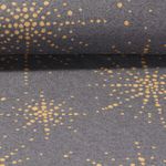 Jersey - Hamburger Liebe Glossy Boom Jacquard Soft Touch Lurex Grau Gold