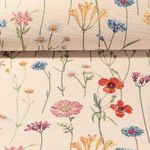 Gobelin - Fleurs sauvages Beige