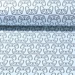 Jersey Swafing - Happy Gamer by lycklig Design Bleu clair