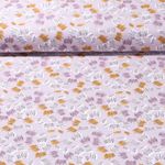 Baumwolle Popeline - Striche Flieder