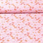 Baumwolle Popeline - Striche Rosa