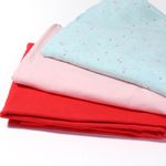 Sanetta Stoffpaket No.34 - Jersey Uni und Sterne Mint Sanetta Stoffpaket No.34 - Jersey Uni und Sterne Mint