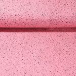 Bio Baumwoll Musselin - Sprenkel Rosa Glatte Struktur