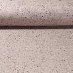 Bio Baumwoll Musselin - Sprenkel Taupe Glatte Struktur