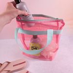Mesh Netzstoff Malla - Neonrosa-3