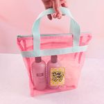 Mesh Netzstoff Malla - Neonrosa-4