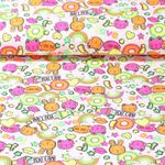 Jersey - Love Sticker Blanc Fluo