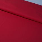 Bords côtes Sanetta - Large Uni Rouge