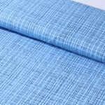 Bords côtes Sanetta - Large grille Bleu clair