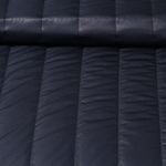 Gesteppter Jackenstoff - Streifen 65mm Marine Wattiert