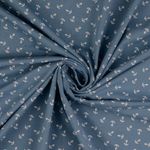 Jersey - Miniankare jeansblå garnfärgad Jersey - Miniankare jeansblå garnfärgad