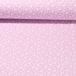 Jersey - Blümchen Flieder Garngefärbt