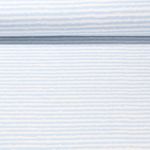 Jersey - Streifen Hellblau
