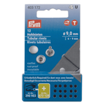 PRYM Rivets creux - 6 - 9mm de hauteur - 9mm Ø - Couleur argentée-0