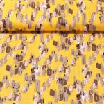 Blusen- und Kleiderstoff - Slub Gelb