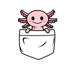 Image thermocollante - Axolotl dans la poche-0