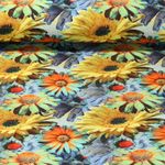Jersey - Digitaldruck Blumenhimmel Margeriten Multicolor