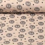 Bio Baumwoll Musselin - Löwen Sand Glatte Struktur