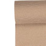 Manschetter - Baby stripes ecru caramel garnfärgade