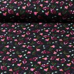 Bio Jersey - Hamburger Liebe Digitaldruck Evermore Everything Schwarz