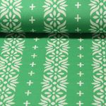 Bio Jersey -  Hamburger Liebe Evermore Flourish Jacquard Grün