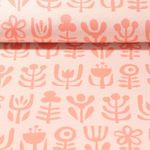 Bio Jersey - Hamburger Liebe Evermore Diversity Jacquard Ecru Lachs
