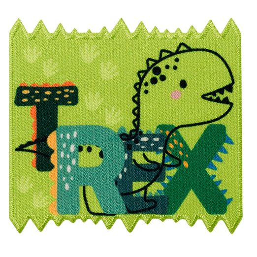 Ecusson thermocollant T-rex dentelé