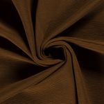 Dżersej prążkowany – gładki brązowy, prążki poziome