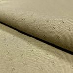 Bomullsjersey - Ajour Enfärgad Olivgrön