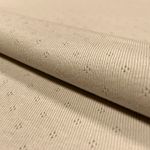 Bomullsjersey - Ajour Enfärgad Beige
